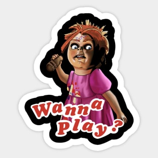 Wanna Play? Sticker